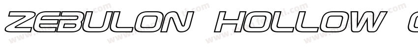 Zebulon Hollow Conde字体转换